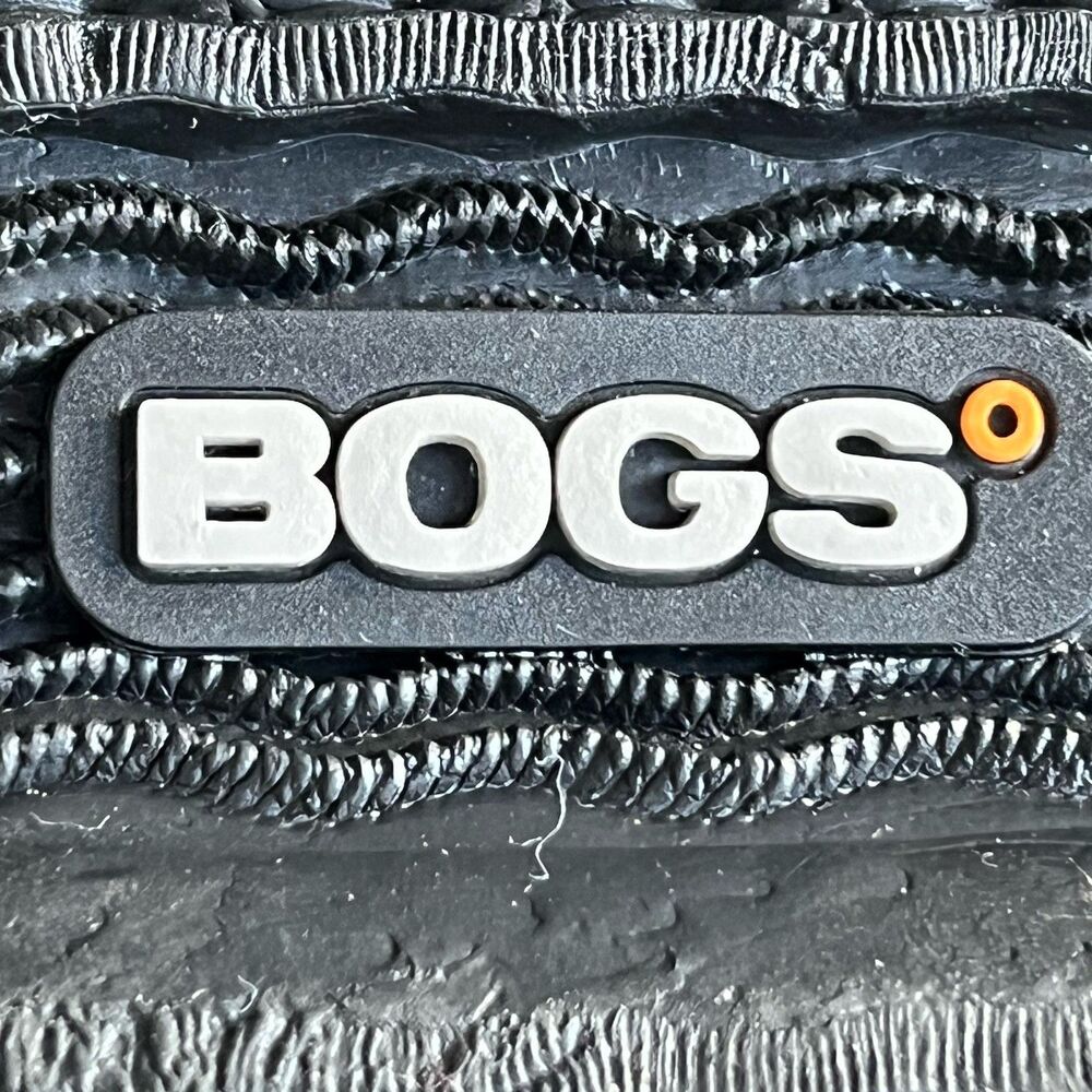 Bogs Little Kids York Solid Black Insulated Rain Boots Sz 8 Waterproof Snow Rain - Picture 11 of 13